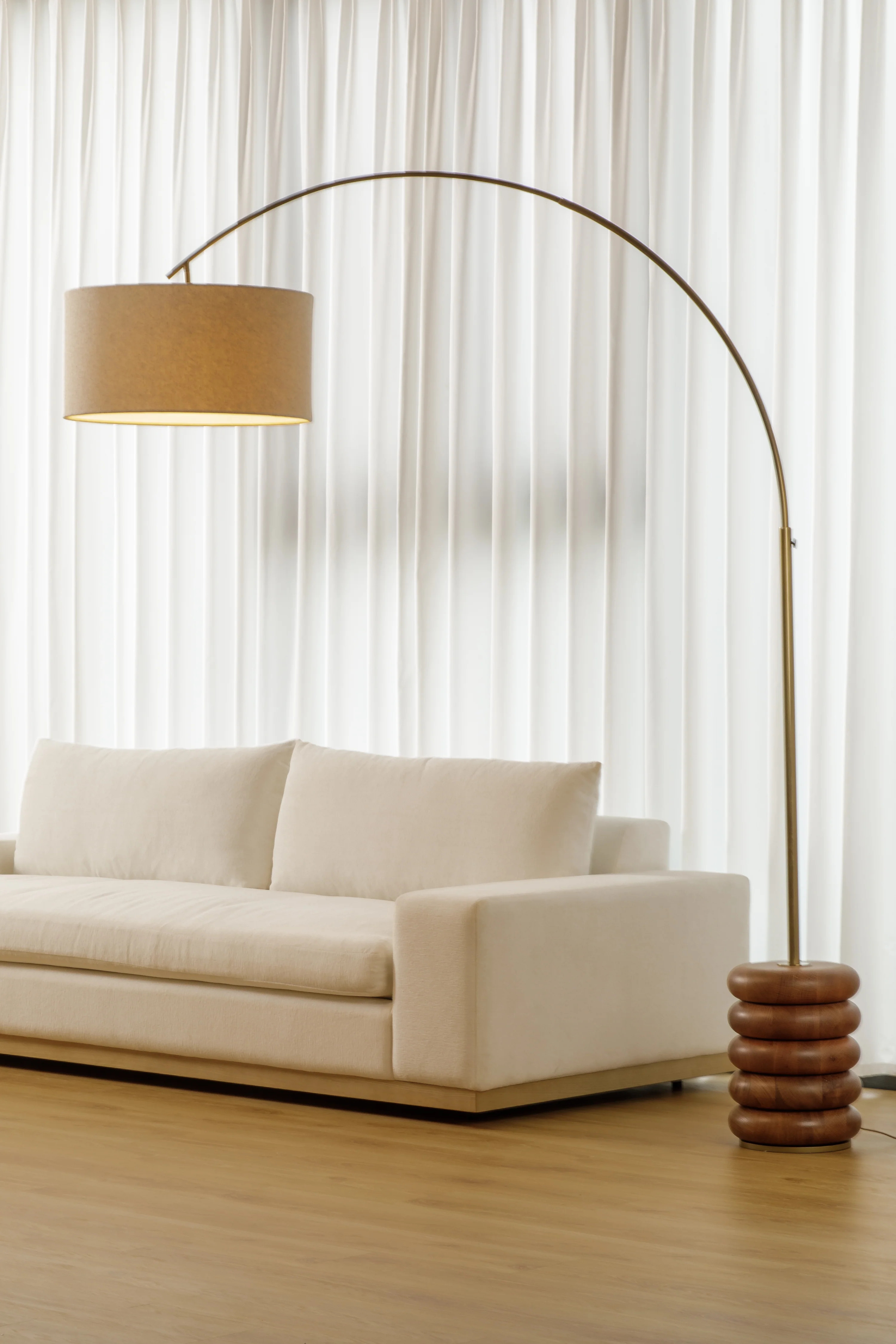 Sandia Arc Floor Lamp - 3 Finishes | THELIFESTYLEDCO