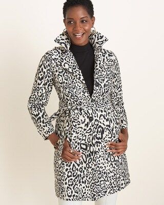 Cheetah-Print Trench Rain Coat | Chico's