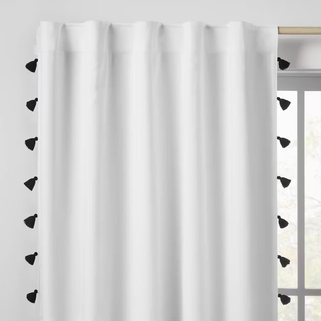 Blackout Tassel Curtain Panel - Pillowfort™ | Target
