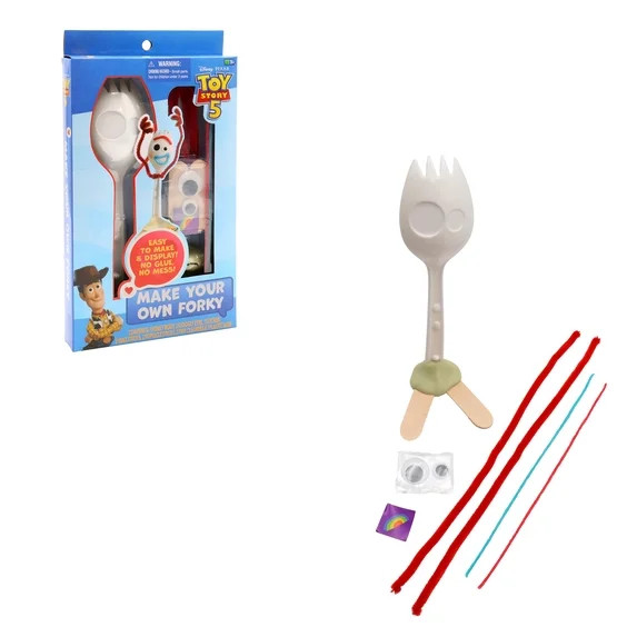 Disney and Pixar Toy Story Make Your Own Forky Craft Kit, DIY Arts and Crafts Toy with Stickers, ... | Walmart (US)