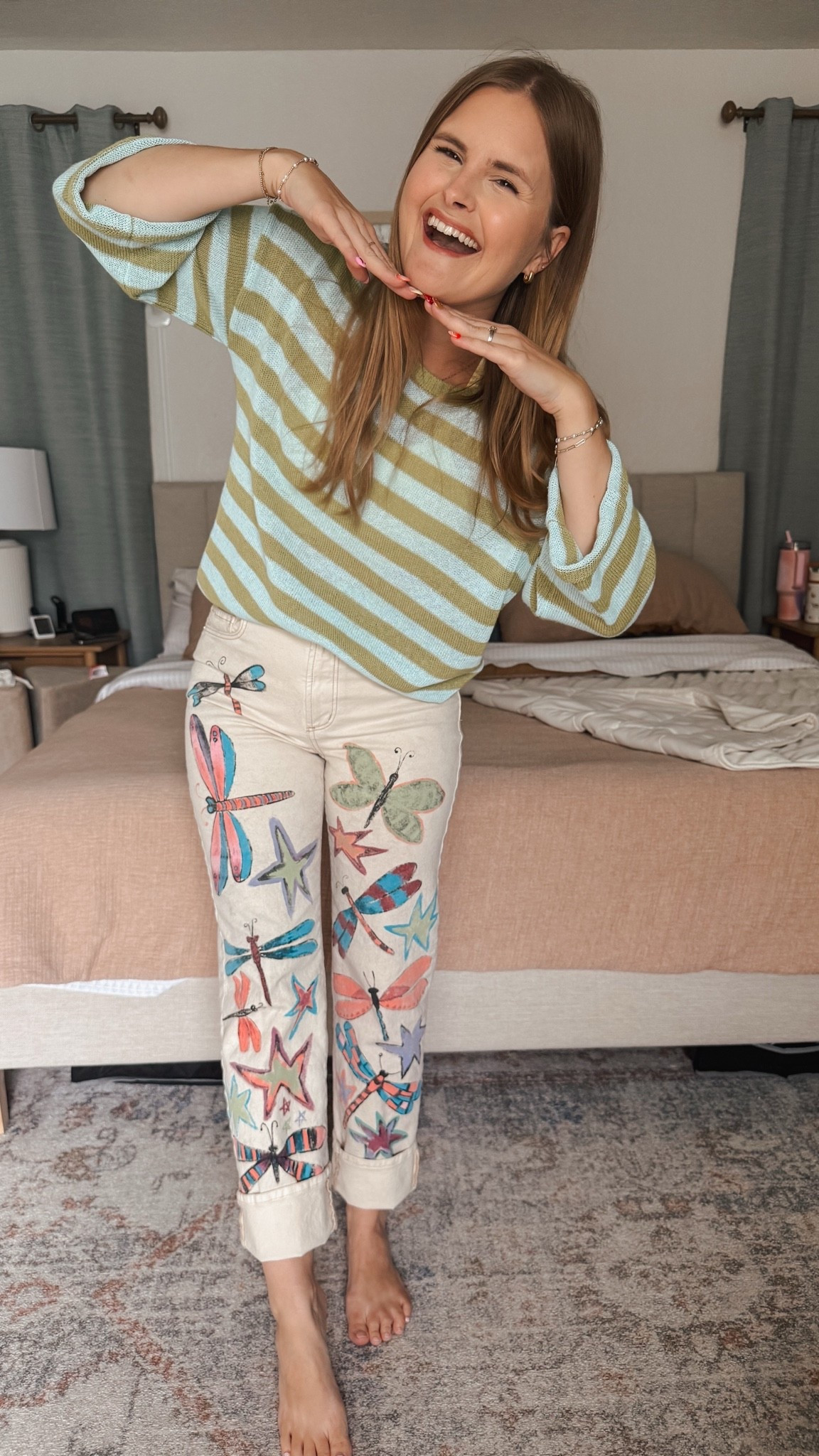 DIY painted pants

#LTKdayinmylife #LTKmomlife #LTKootd