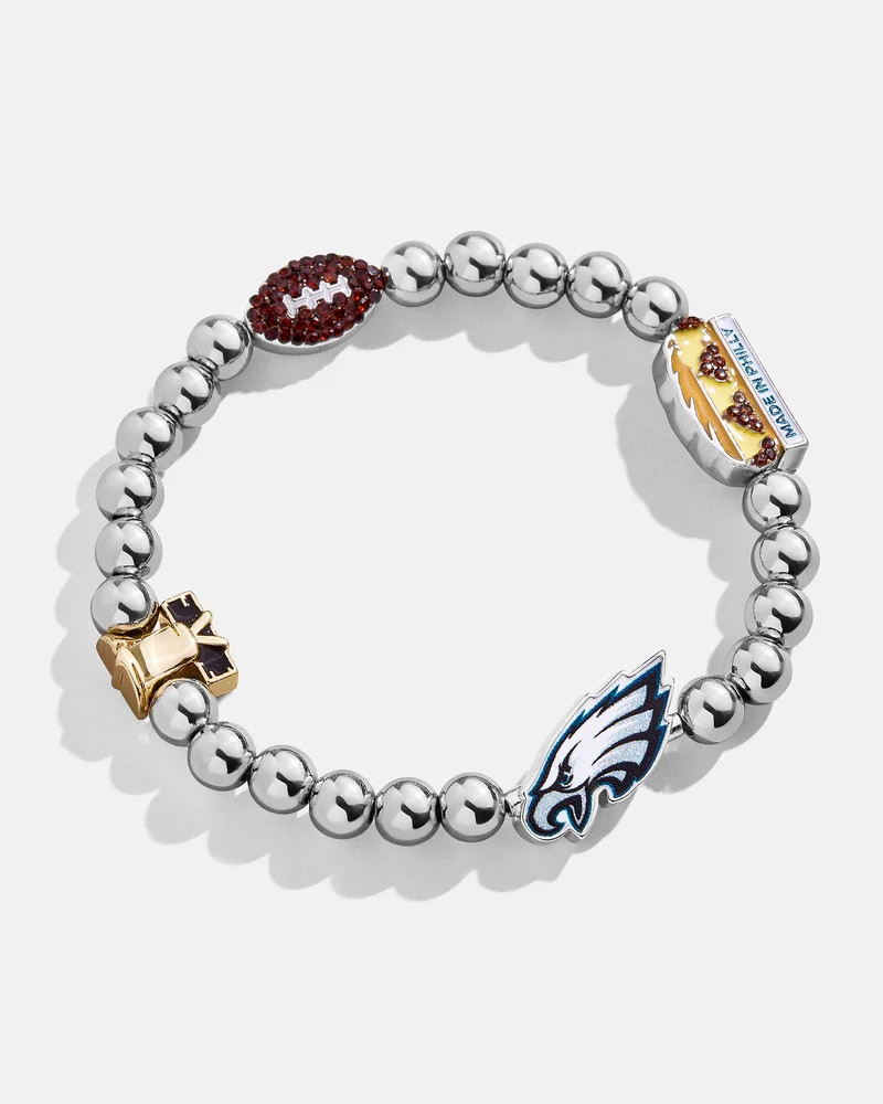 Philadelphia Eagles Beaded Charm Style Bracelet 🚨LOW STOCK ALERT🚨
#Superbowl #NFLJewelry 

#LTKWatchNow #LTKStyleTip #LTKFindsUnder50