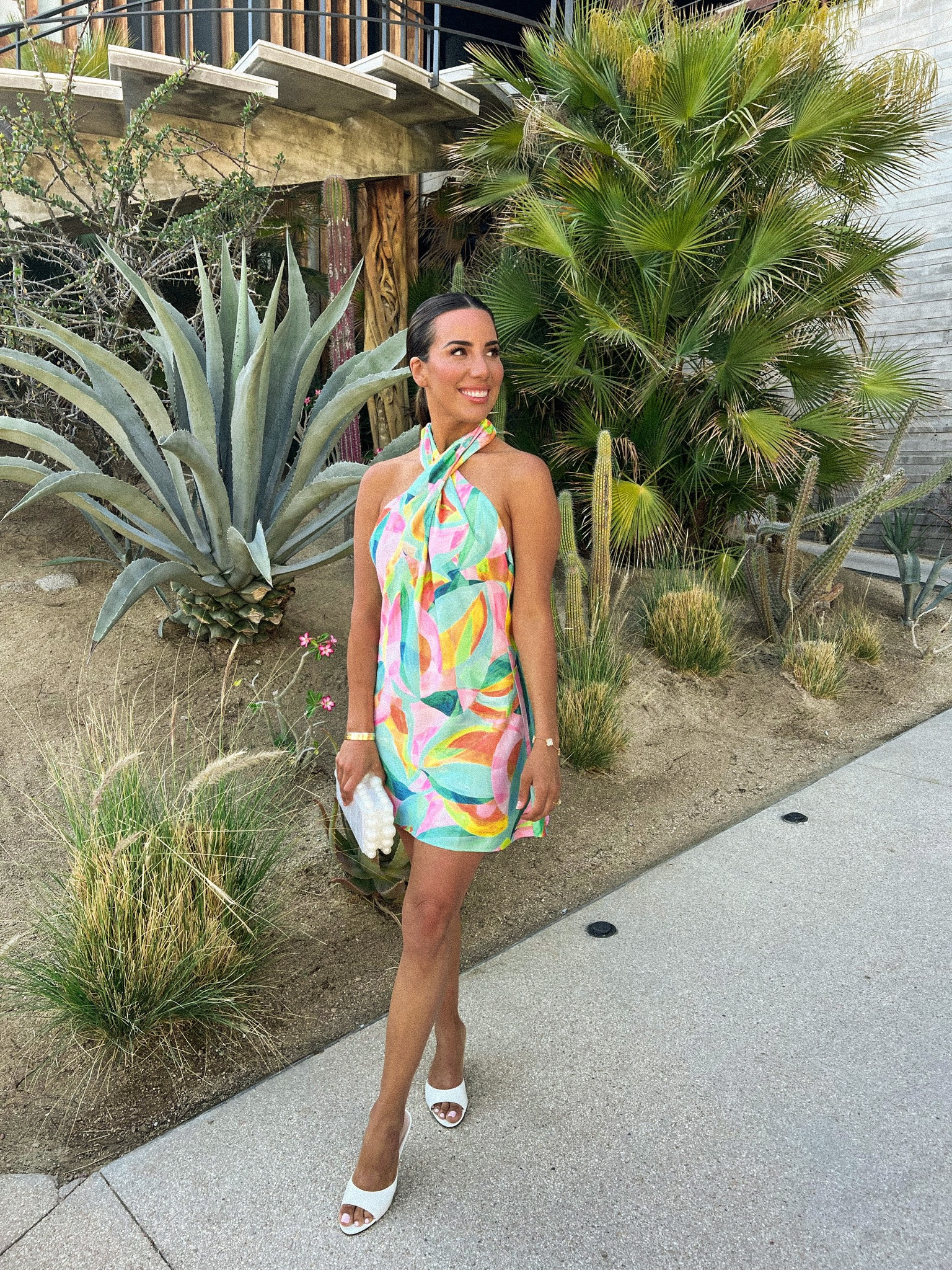 The cutest dress for dinner in Cabo!✨💕