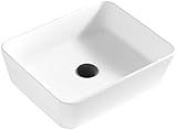 Karran Quattro QM172 Vibrant Matte White18 in. Rectangular Bathroom Vessel Sink | Amazon (US)
