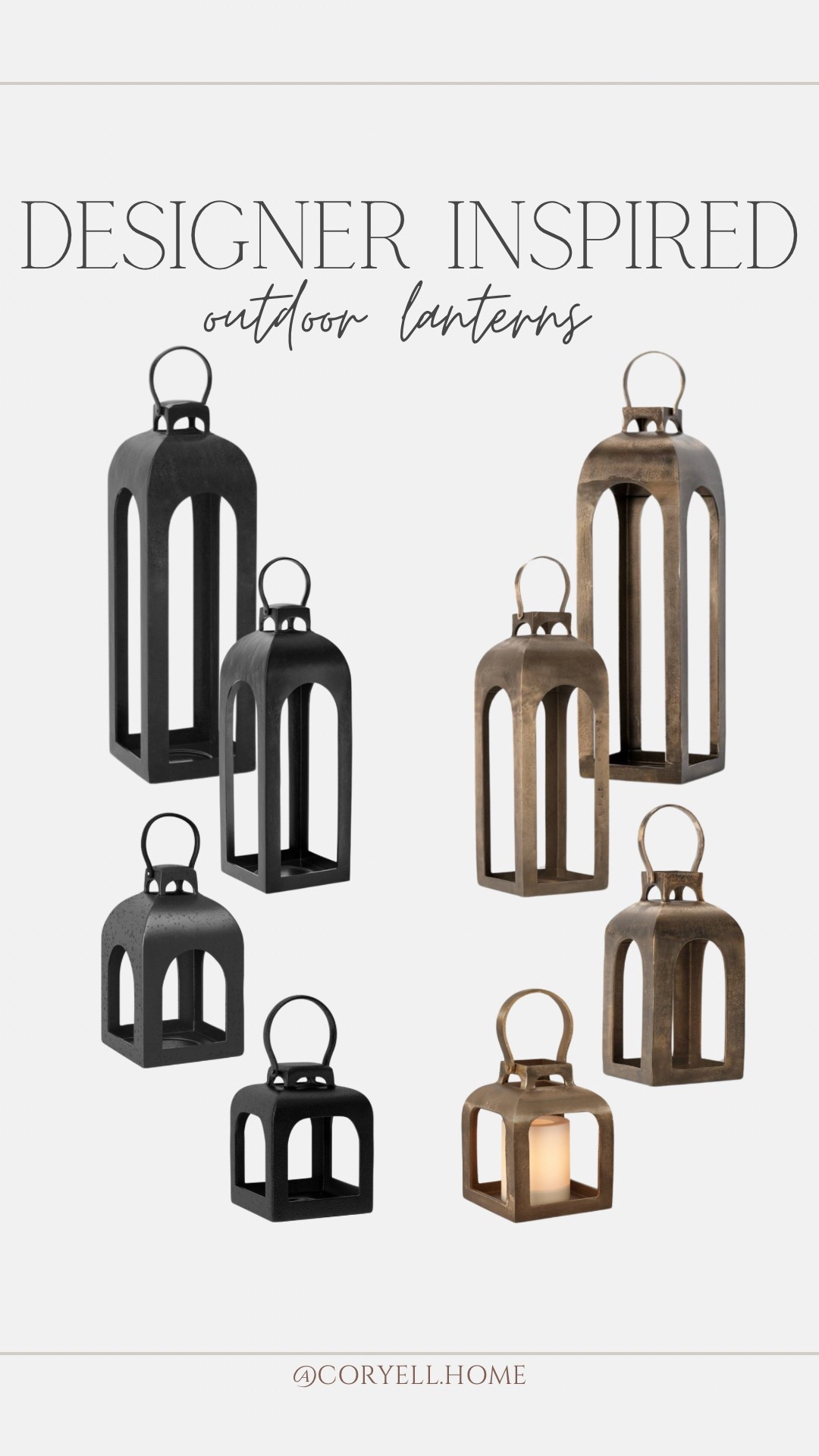 Love these designer inspired outdoor lanterns at Target! They look so much like the ones from Pottery Barn!

#LTKHome #LTKSeasonal #LTKFindsUnder100