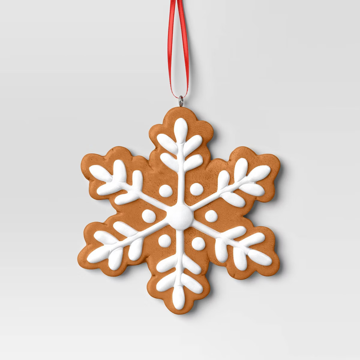 4.25" Christmas Clay Dough Gingerbread Snowflake Ornament - Wondershop™ | Target