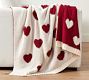 Heart Jacquard Knit Throw Blanket | Pottery Barn (US)