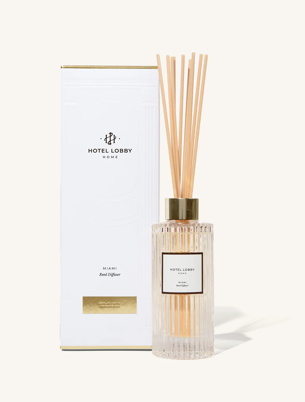 Miami Reed Diffuser | Hotel Lobby Candle