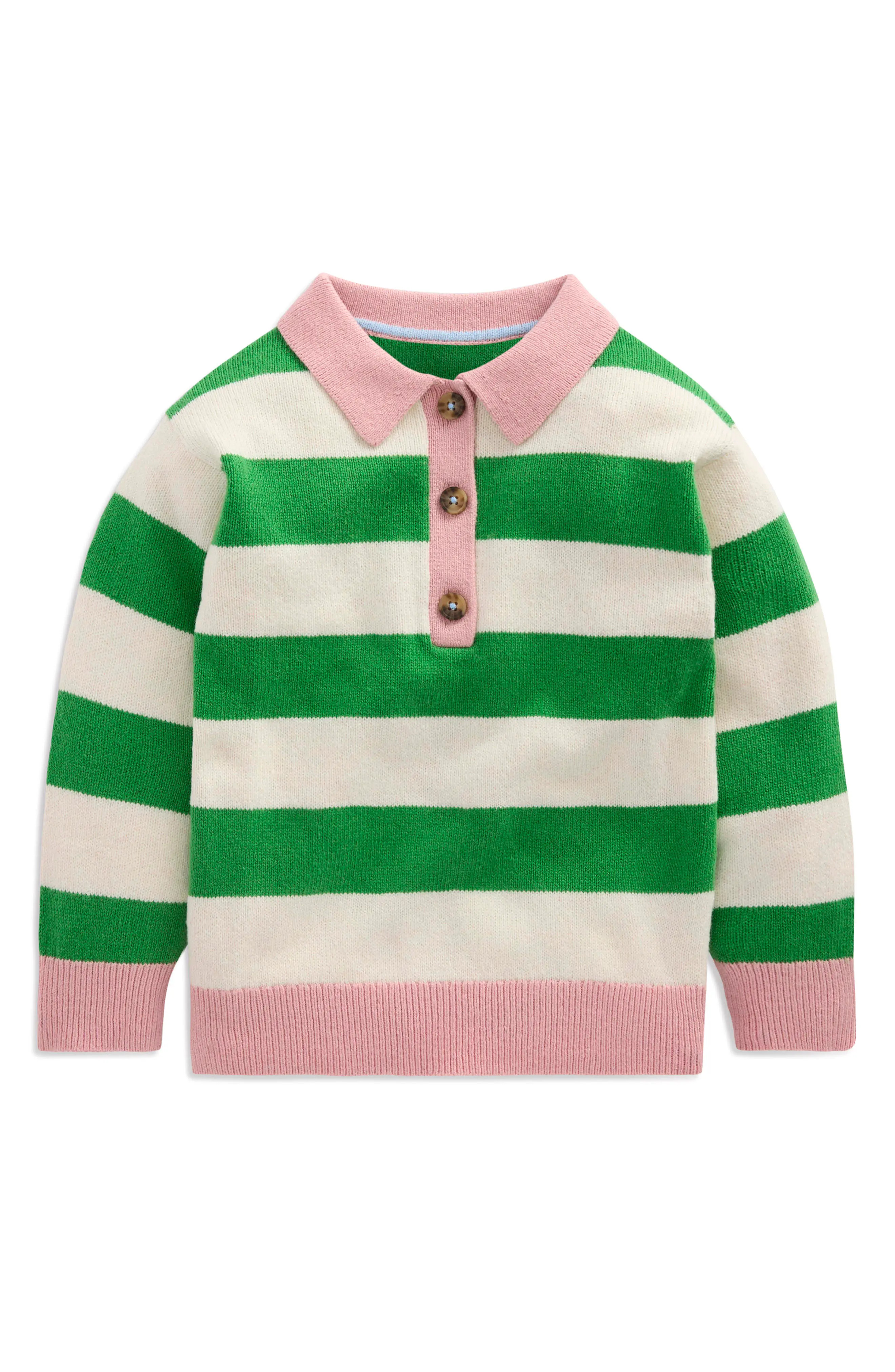 Kids' Stripe Rugby Sweater (Women) | Nordstrom | Nordstrom