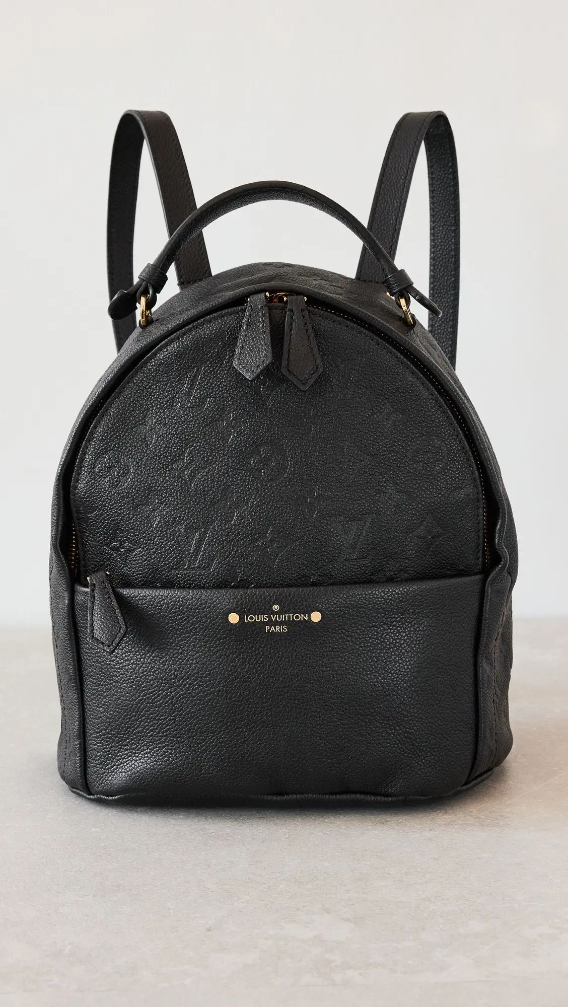 What Goes Around Comes Around Louis Vuitton Black Empreinte Sorbonne Backpack | Shopbop | Shopbop