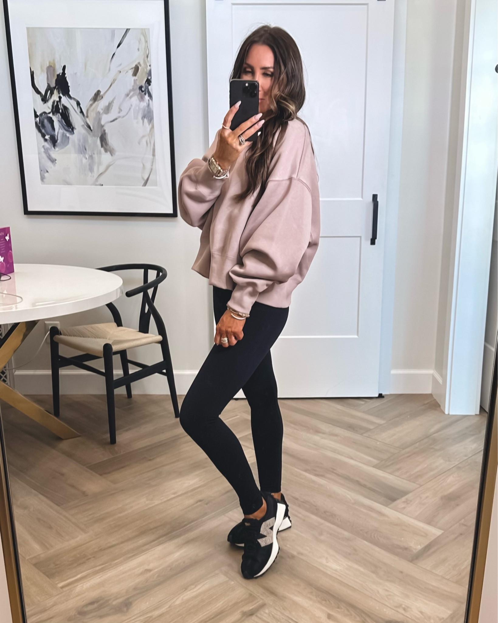 Nike sweatshirt sZ med..small would have been fine 
Zella leggings sz small
 kicks tts 
#ltkfinf

#LTKxNSale #LTKshoecrush #LTKstyletip