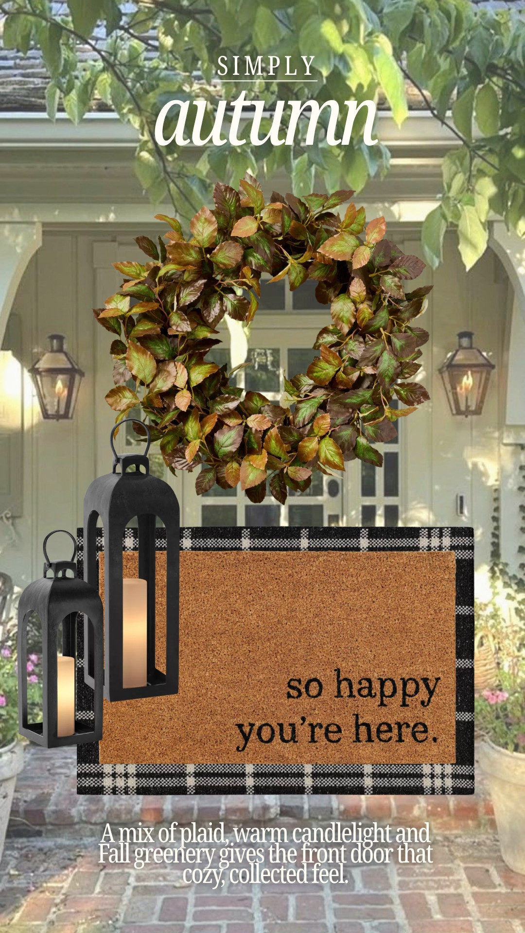 Fall entry way decor from @Target