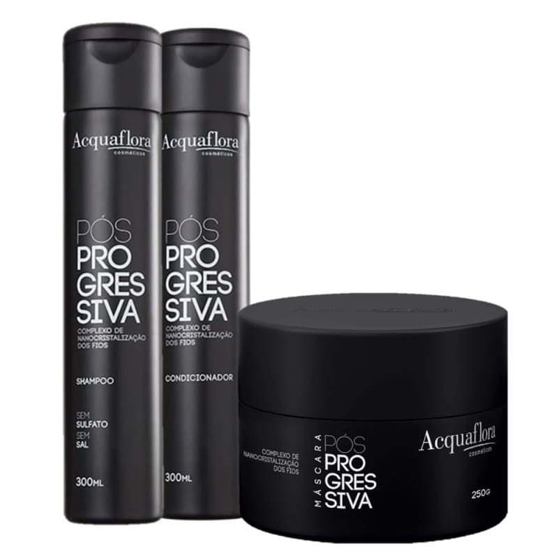 Kit Acquaflora Pós-Progressiva Trio (3 Produtos) | Beleza Na Web (BR)