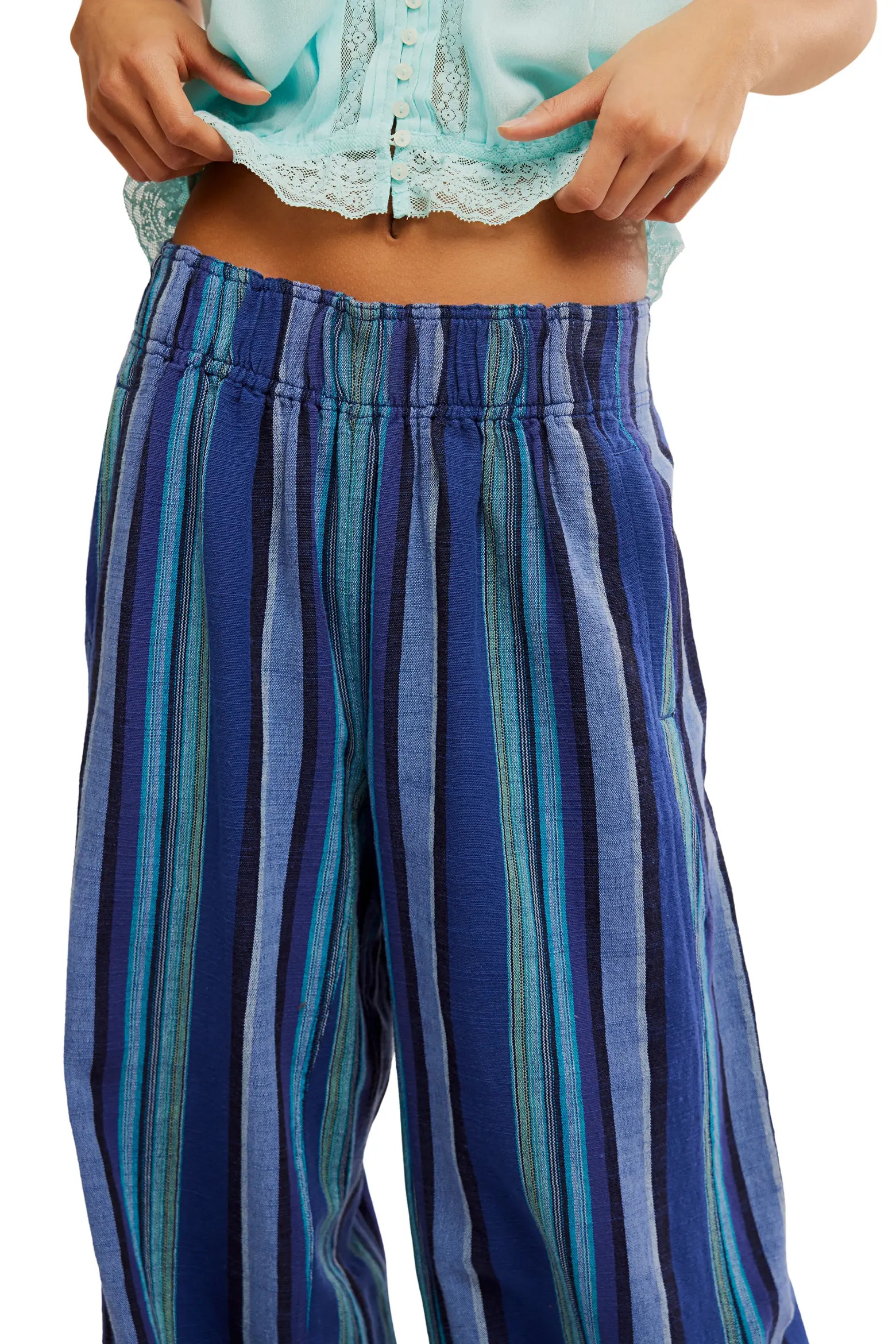 Days End Stripe Wide Leg Linen Pants (Women) | Nordstrom | Nordstrom
