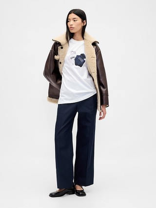 Gap × Sandy Liang Adult Heavyweight Organic Cotton Graphic T-Shirt | Gap (US)