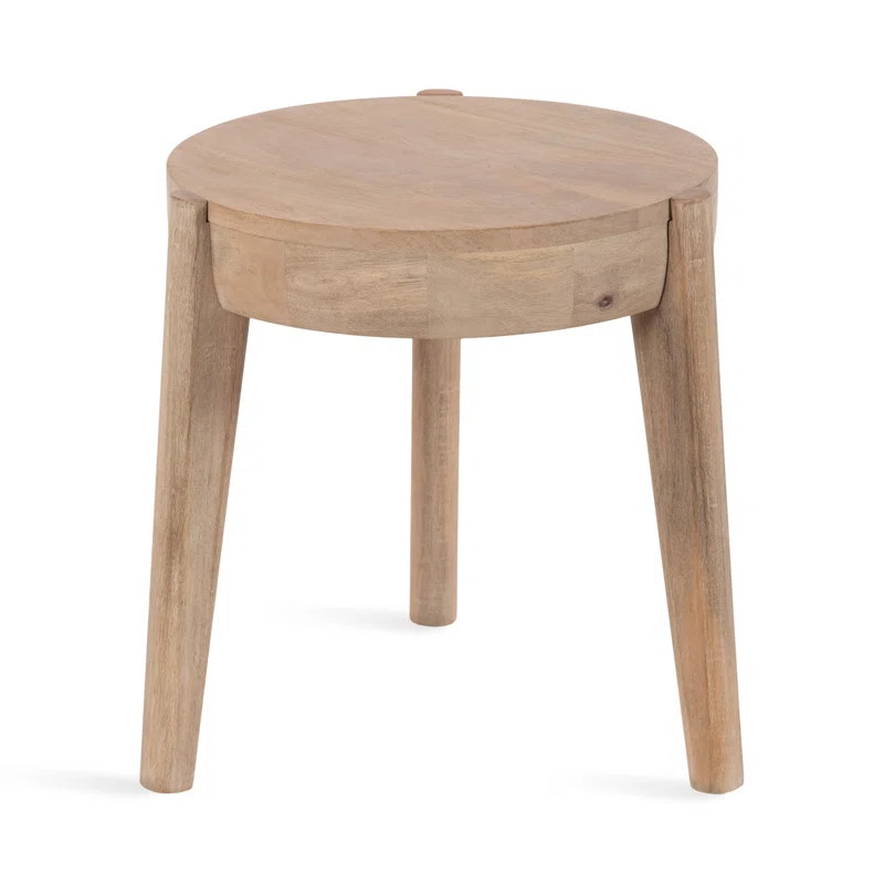 Wooden Round Side Table | Wayfair North America
