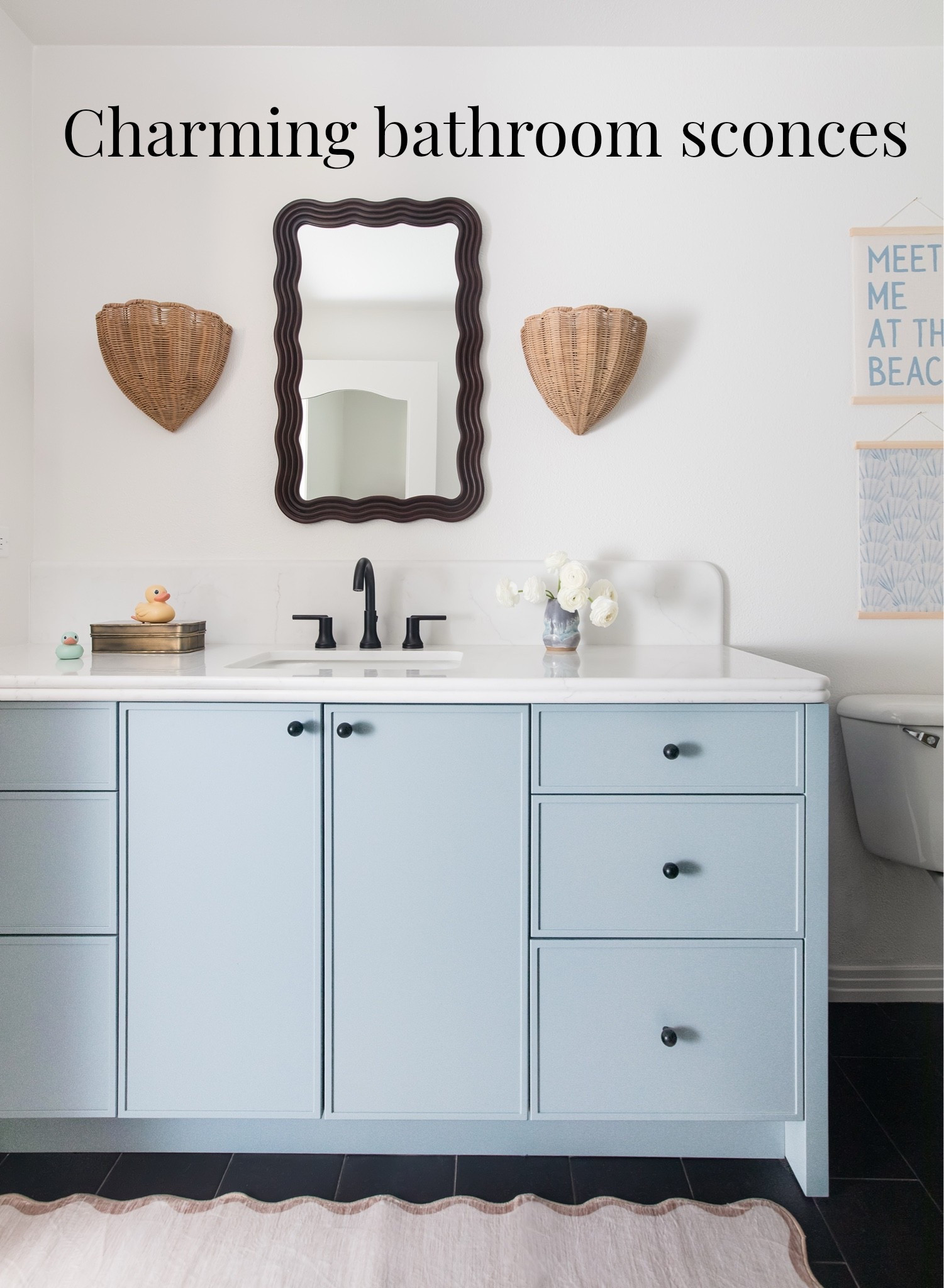Wall sconces with a dash of charm to transform your bathroom.

#LTKHome