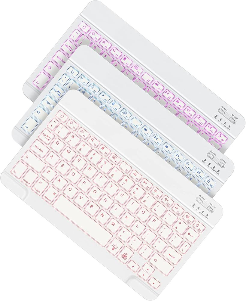 OMOTON Bluetooth Keyboard, Wireless Rechargeable Keyboard for iPad, iPad Pro, iPad Mini, iPad Air... | Amazon (US)