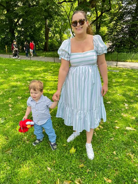 Midi dress, dress with sneakers, toddler style 

#LTKfamily #LTKkids #LTKstyletip