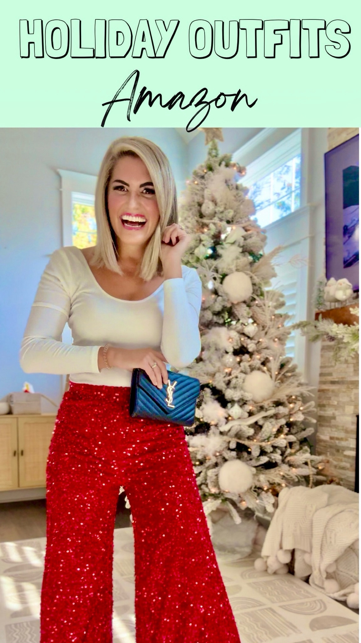 AMAZON HOLIDAY OUTFITS❤️
You’ll actually wear!


Sequin pants, velvet pants, Amazon outfits, Amazon Christmas sweater, Amazon Christmas outfit, white sweater, bow sweeter, Santa sweater, paint Santa sweater, sequin pants, sequin joggers, Christmas dress, holiday dress, red dress, green dress, bow shoes, bow heels, rhinestone bow heels, Christmas flats, holiday flats, bow flats, red flats clear bow shoes, Amazon, target, red dress, SHEIN, Zara, express

#LTKGiftGuide #LTKshoecrush #LTKHoliday