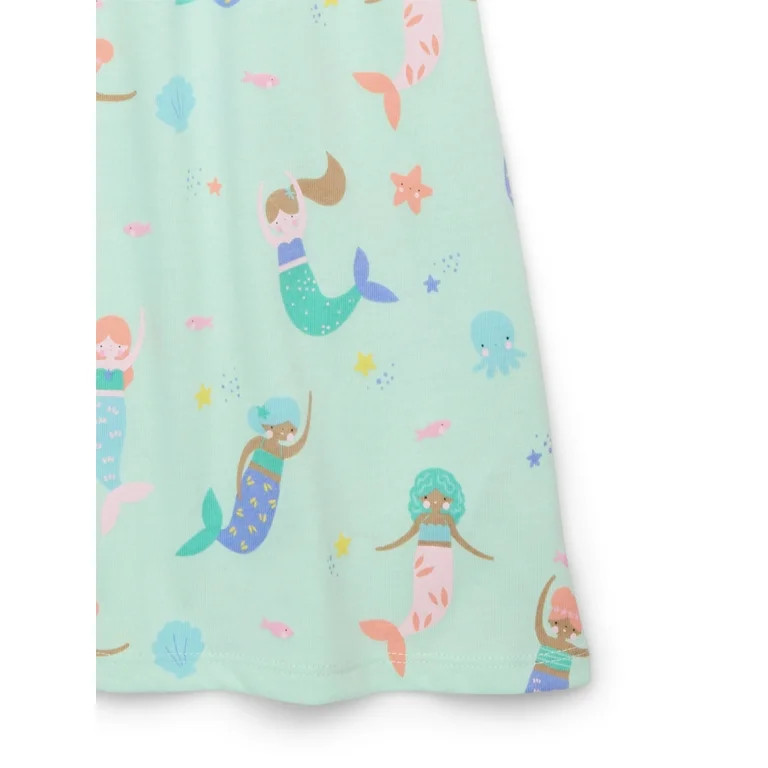 Garanimals Toddler Girl Printed Jersey Tank Dress, Sizes 12M-5T | Walmart (US)