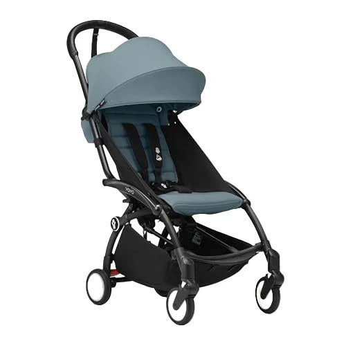Stokke YOYO3 Complete Stroller, 2025, Aqua, Black | GoodBuy Gear