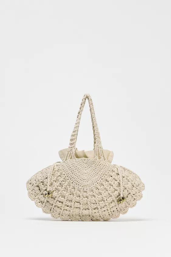 CROCHET SHELL BAG | Zara US