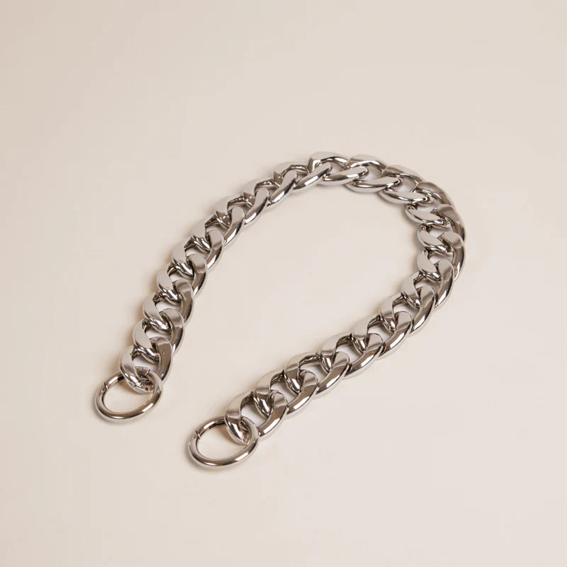 Shoulder Strap - Chunky Link Chain - Silver | Parker Thatch