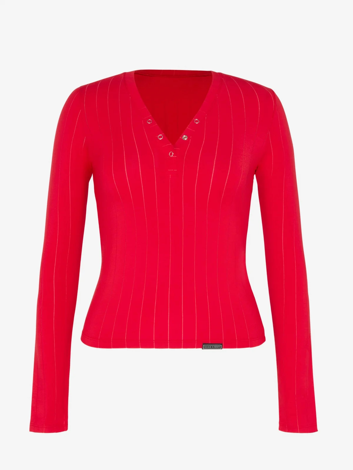 Sleek Stitch Modal Sleep Henley | Savage x Fenty - North America