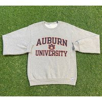 Vintage Auburn University Tigers Crewneck Sweatshirt Size Small S Ncaa College Football Retro Alabama Sec War Eagle 1990S 90S Pull Over | Etsy (US)