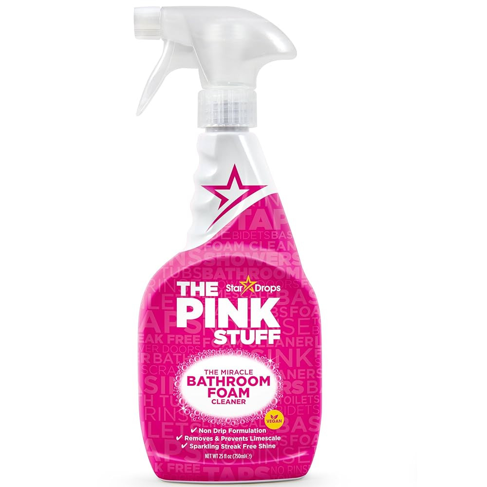 Stardrops - The Pink Stuff - Miracle Bathroom Foam Cleaner 750ml - Baths, Tiles, Soap Scum, Limes... | Amazon (US)