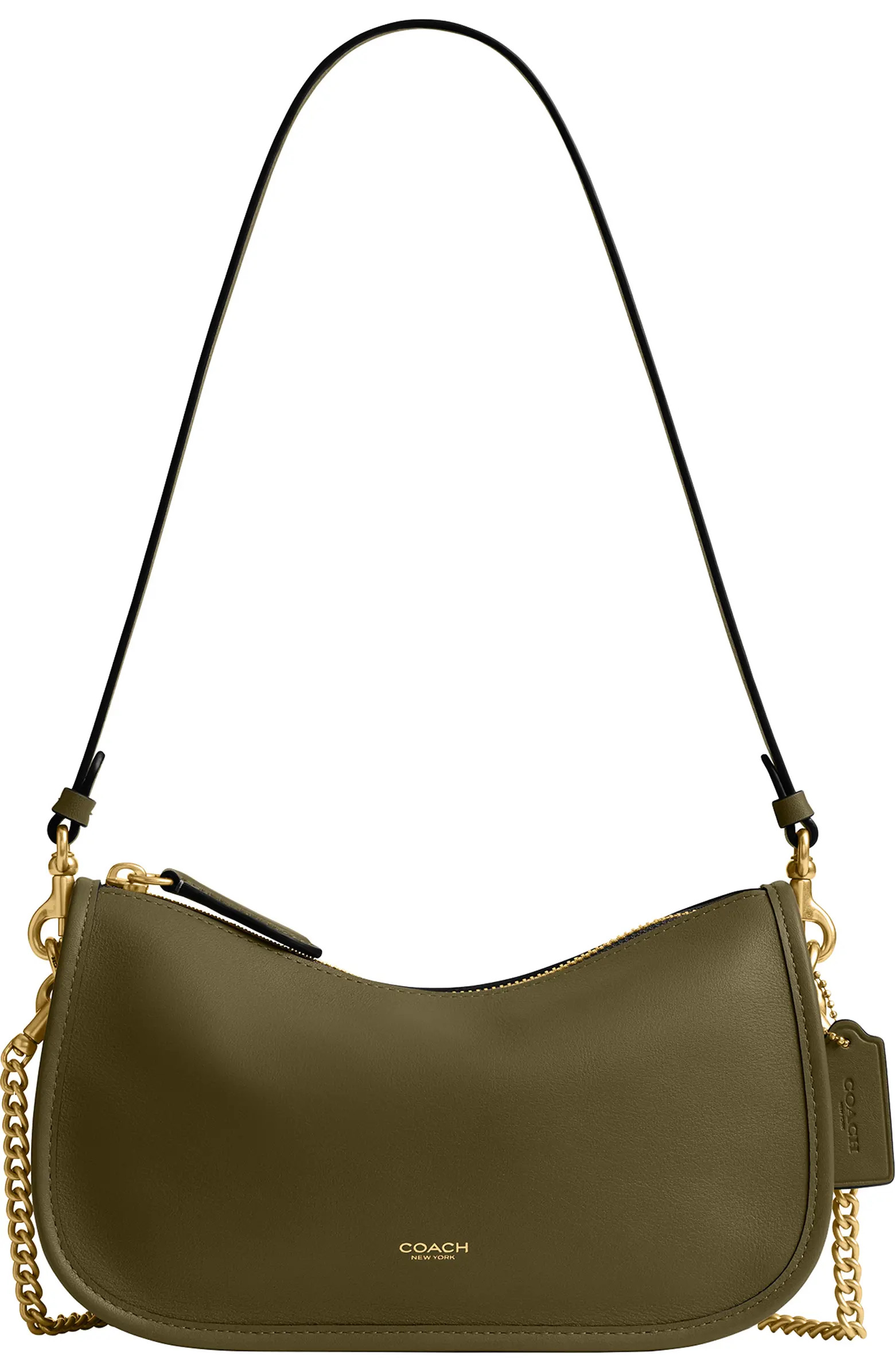 Waverly Natural Grain Leather Shoulder Bag | Nordstrom