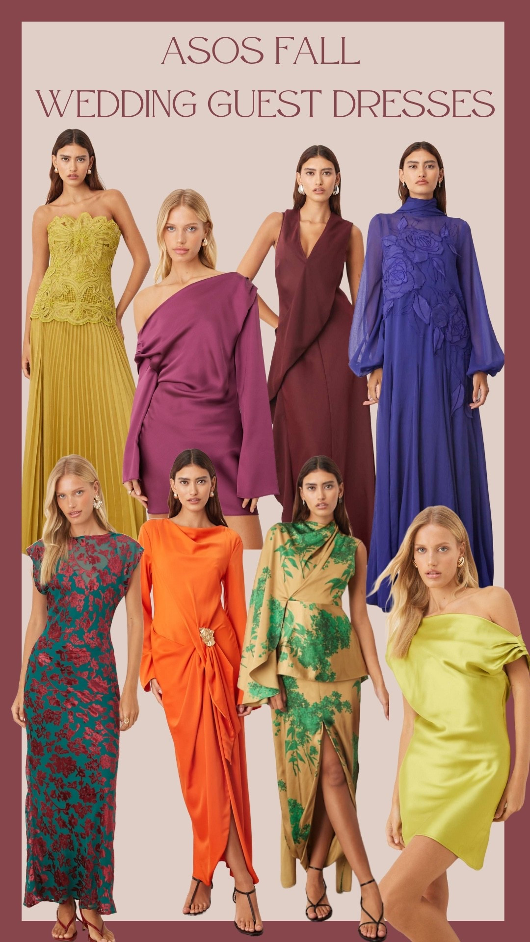 ASOS Fall Wedding Guest Dresses 🍃🍁🍂

#LTKSeasonal #LTKFindsUnder100 #LTKWedding