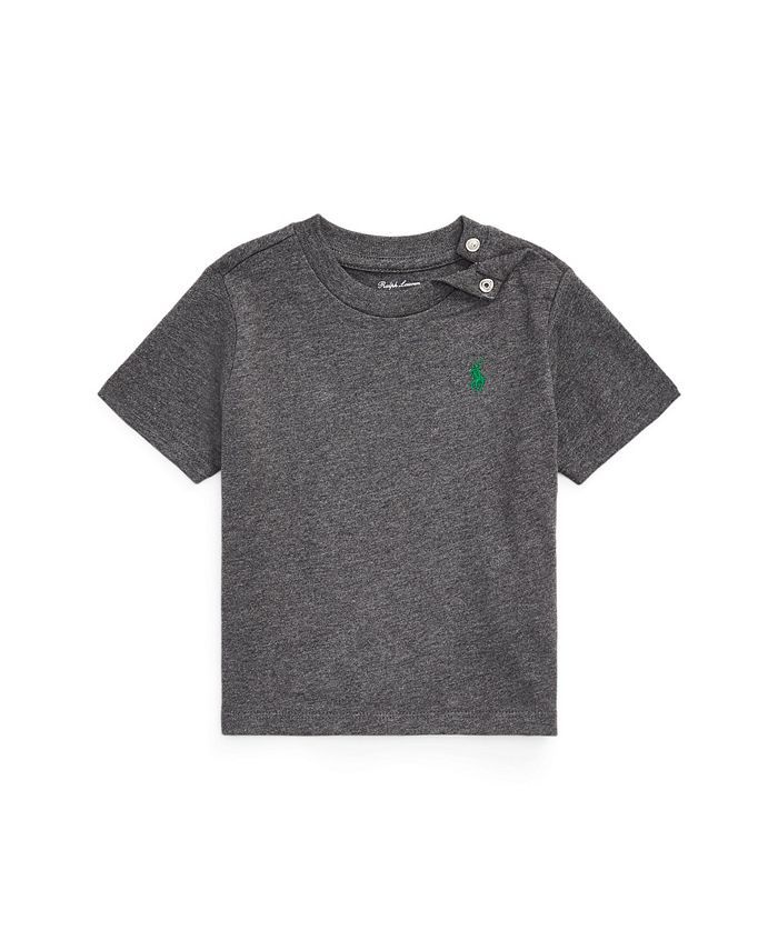 Polo Ralph Lauren Baby Boys Cotton Jersey Crewneck T-shirt & Reviews - Shirts & Tops - Kids - Mac... | Macys (US)