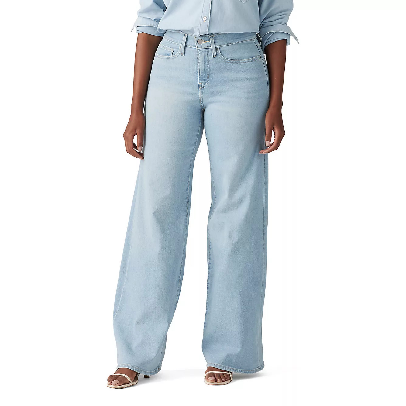 Women's Levi's\u00ae 318 Shaping Wide-Leg Jeans | Kohl's