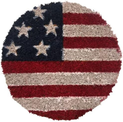 AM Flag, 9 Inch Round Insert for 2' X 3' Doormat, Fits Calloway Mills 160012436 Door Mat | Amazon (US)