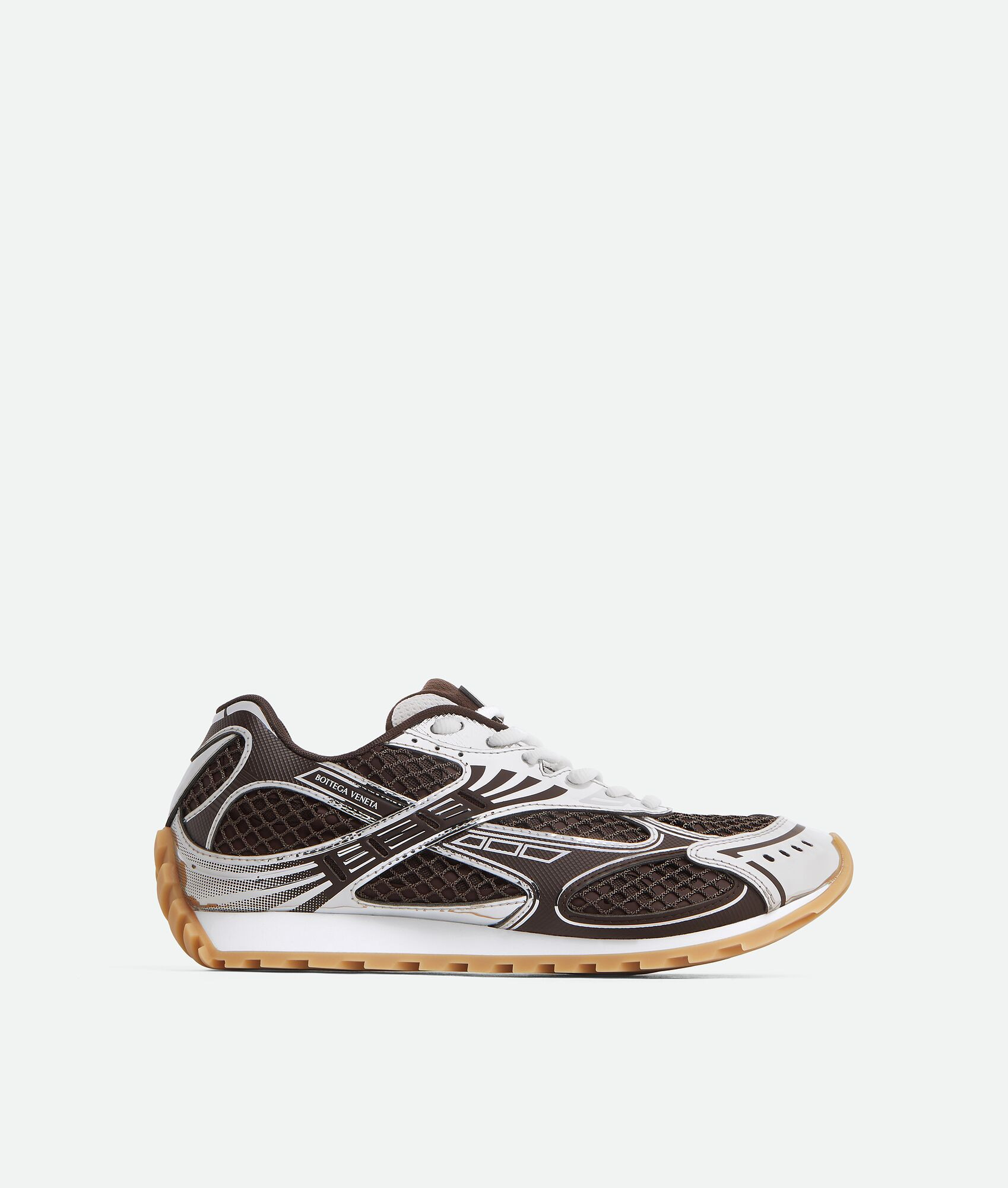Women's Orbit Sneaker in Fondant/silver | Bottega Veneta US | Bottega Veneta