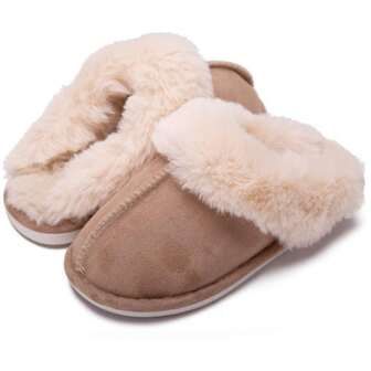 Women's House Slippers, Simple And Fluffy Bedroom Slippers | SHEIN