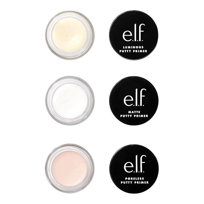 e.l.f. Cosmetics Putty Primer Trio, Includes Poreless Putty, Matte Putty & Luminous Putty, Travel... | Amazon (US)