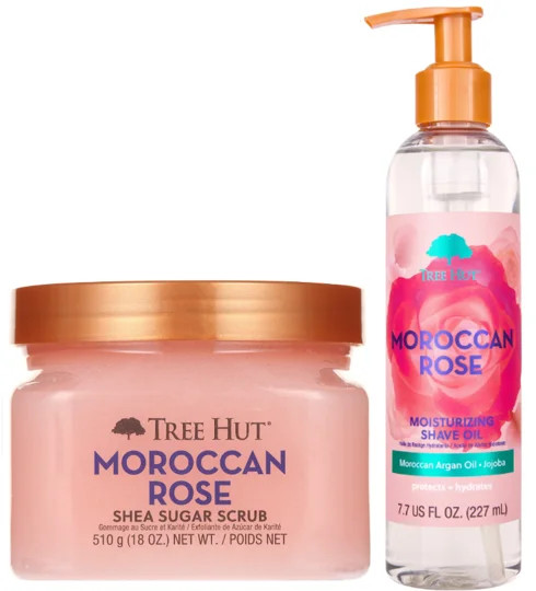 Tree Hut Moroccan Rose Body Scrub & Shave Oil Bundle | Walmart (US)