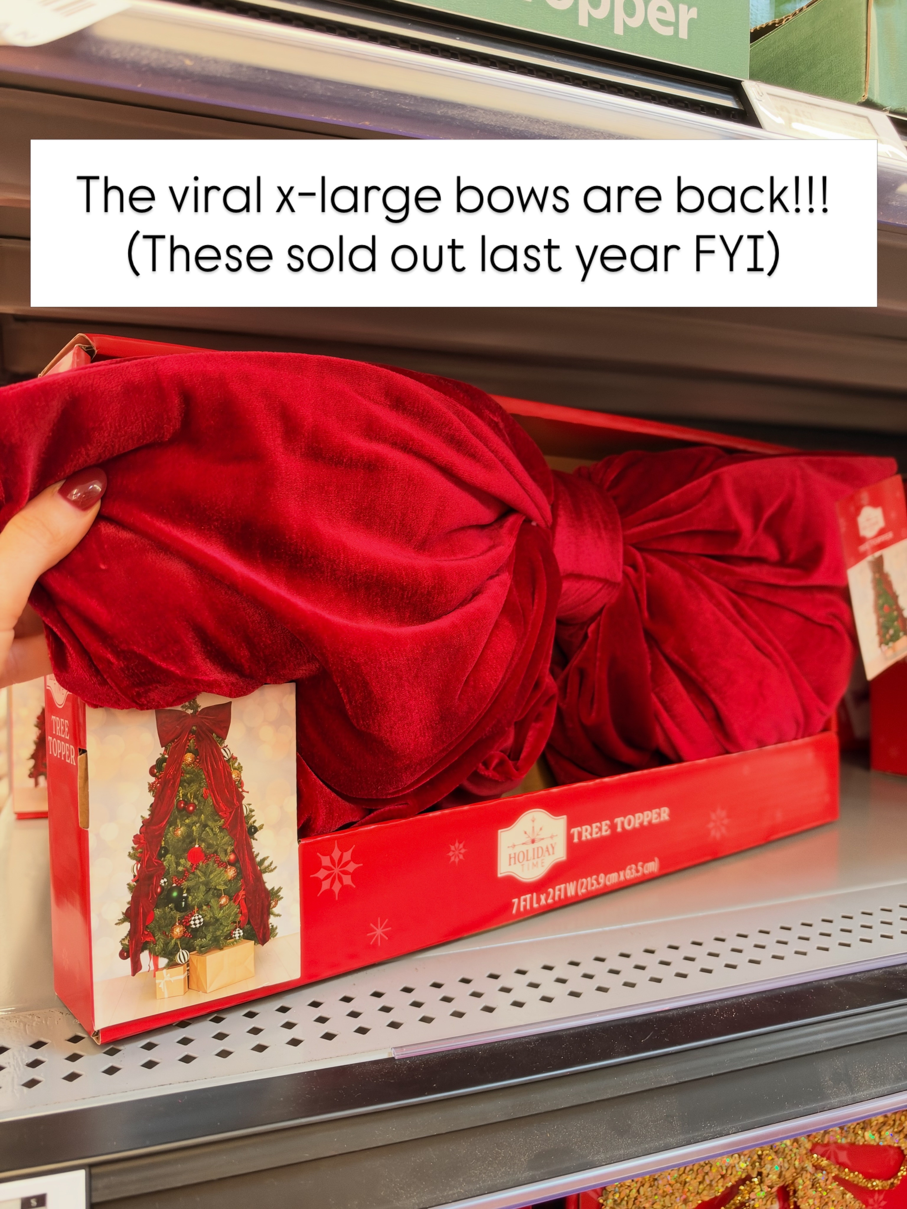 viral x large christmas bow 




christmas decor
walmart finds
walmart home
walmart christmas
christmas tree bow
christmas tree topper
 

 #LTKSeasonal #LTKHome