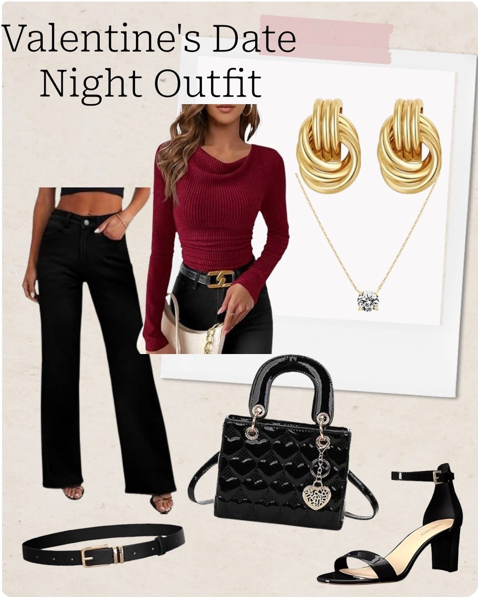 date night outfits

Valentine’s date night, but make it timeless ❤️
A fitted burgundy top, black trousers, and gold accents are my go-to for an effortless yet elevated look. Perfect for dinner, drinks, or a night out you didn’t overthink but still nailed ✨
#LTKStyle
#LTKDateNight
#ValentinesOutfit
#DateNightLook
#ClassicStyle
#ChicOutfit
#WinterStyle
#NeutralStyle
#amazonfashion


#LTKValentine