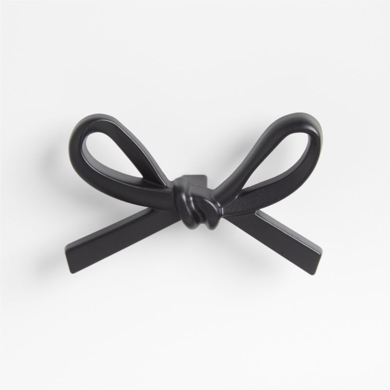 Black Bow Metal Knob + Reviews | Crate & Kids | Crate & Barrel