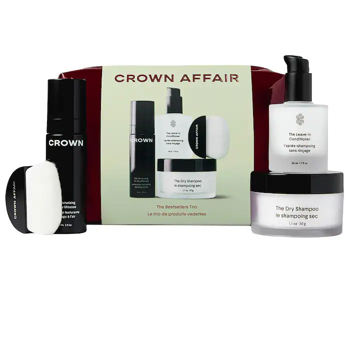 Crown Affair The Bestsellers Trio Hair Gift Set for Volume, Hydration & Air-Dry Texture | Sephora (US)