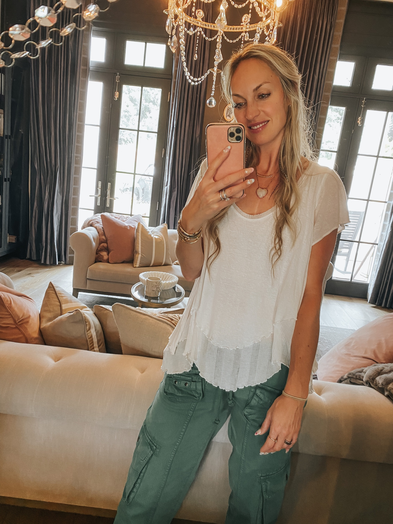 Crystals + Cargo pants✨💚

#LTKFind #LTKunder100 #LTKstyletip