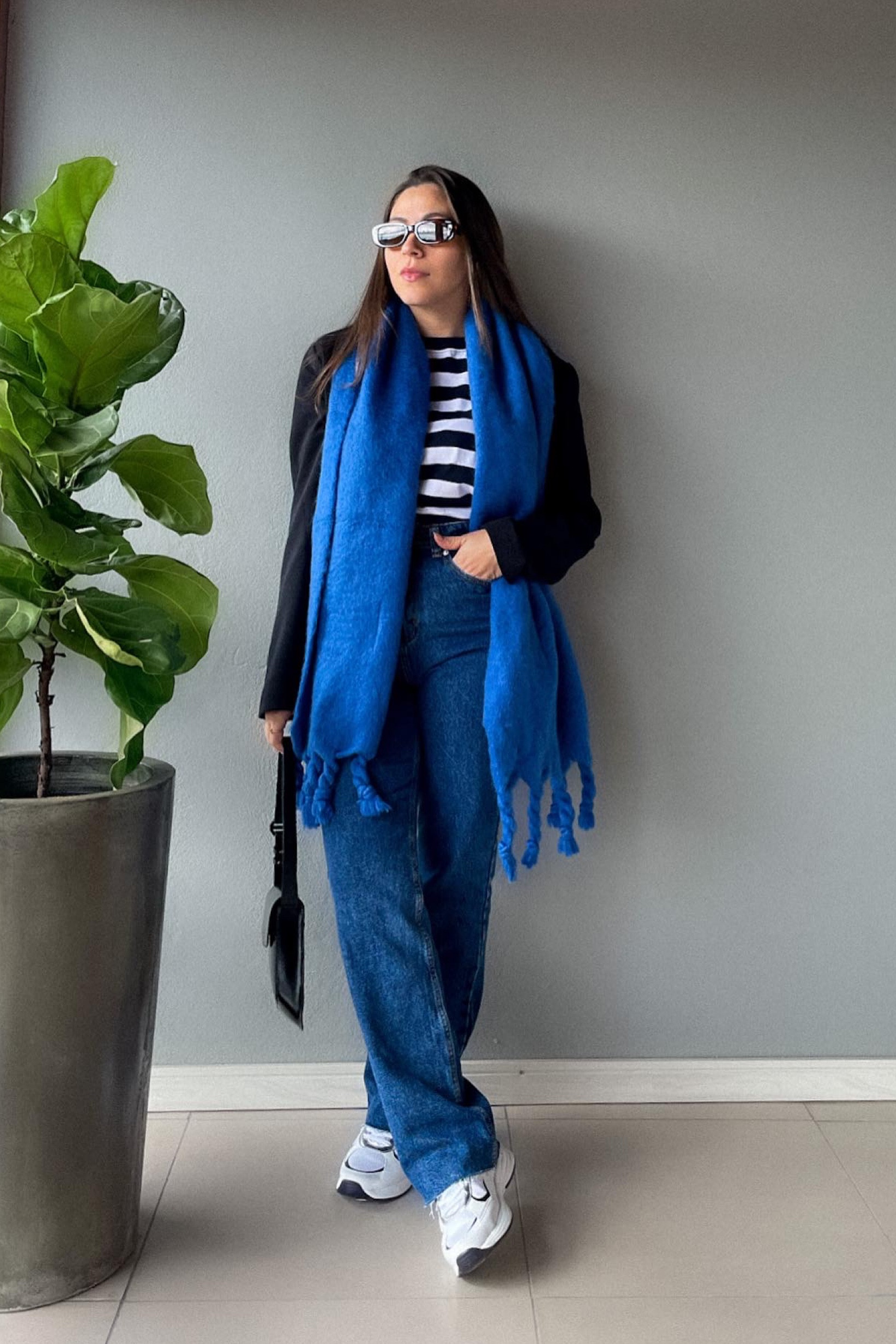 Cachecol gigante azul 

#LTKstyletip #LTKbrasil #LTKsalealert