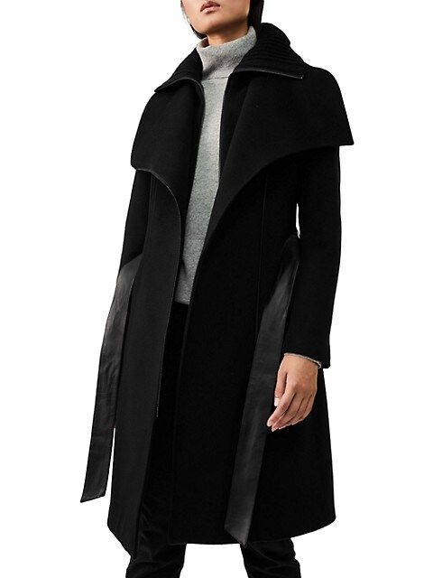 Nori-K Double Collar Coat | Saks Fifth Avenue