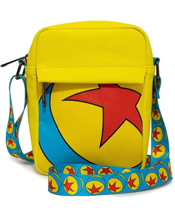 Buckle Down Disney Bag, Cross Body, Pixar Luxo Ball Yellow Blue Red, Vegan Leather | Amazon (US)