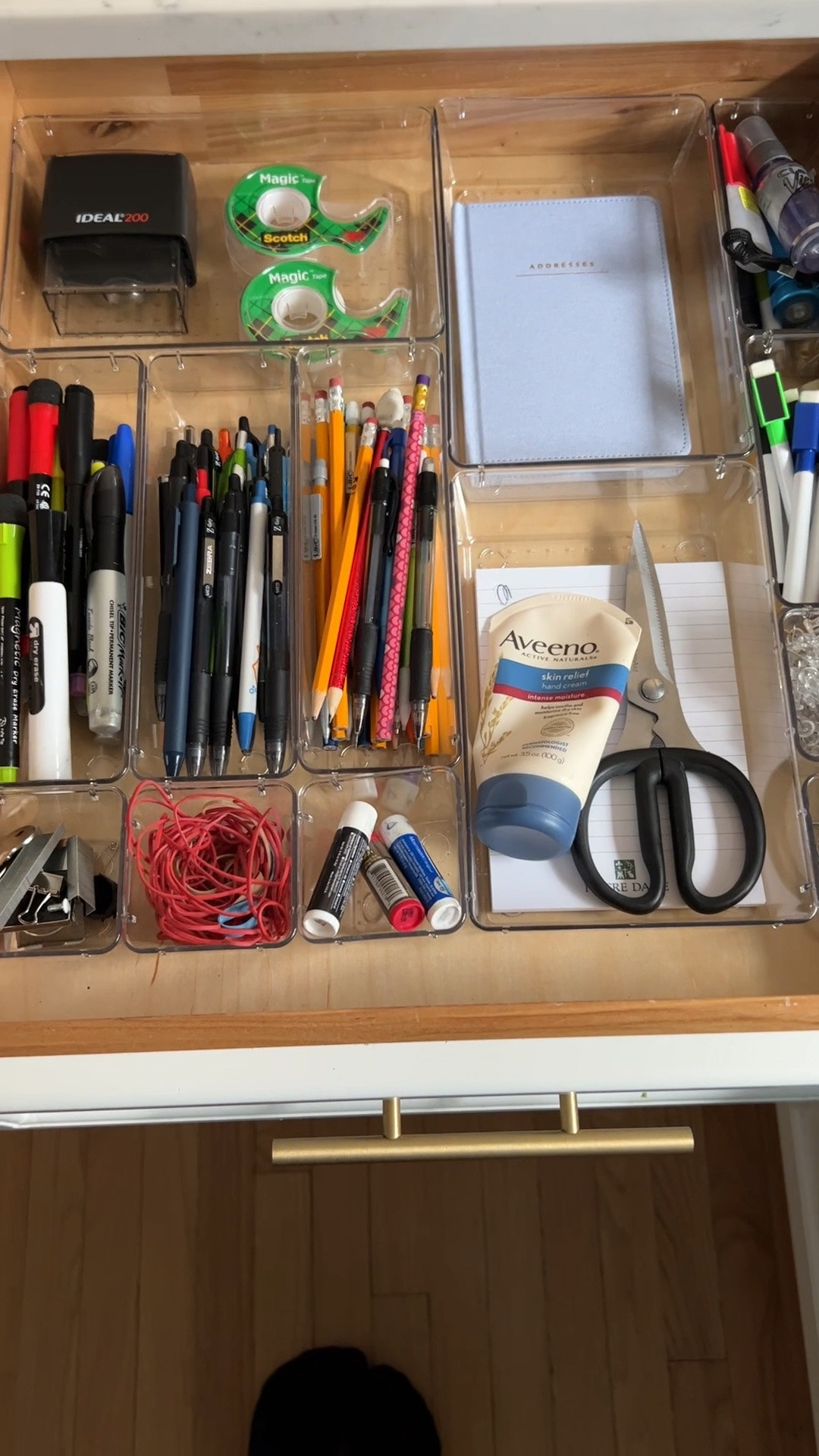 The junk drawer glow up we all need and acrylic organizers are the answer 🙌 These clear acrylic drawer organizers are so satisfying. Everything gets its own little spot, you can actually see what you have, and the whole drawer just looks so clean and put together. Such a simple and affordable fix for the most chaotic drawer in your home. On sale for Prime Big Deal Days!
