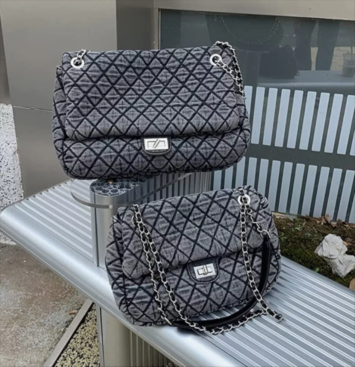 chanel mini flap bag inside